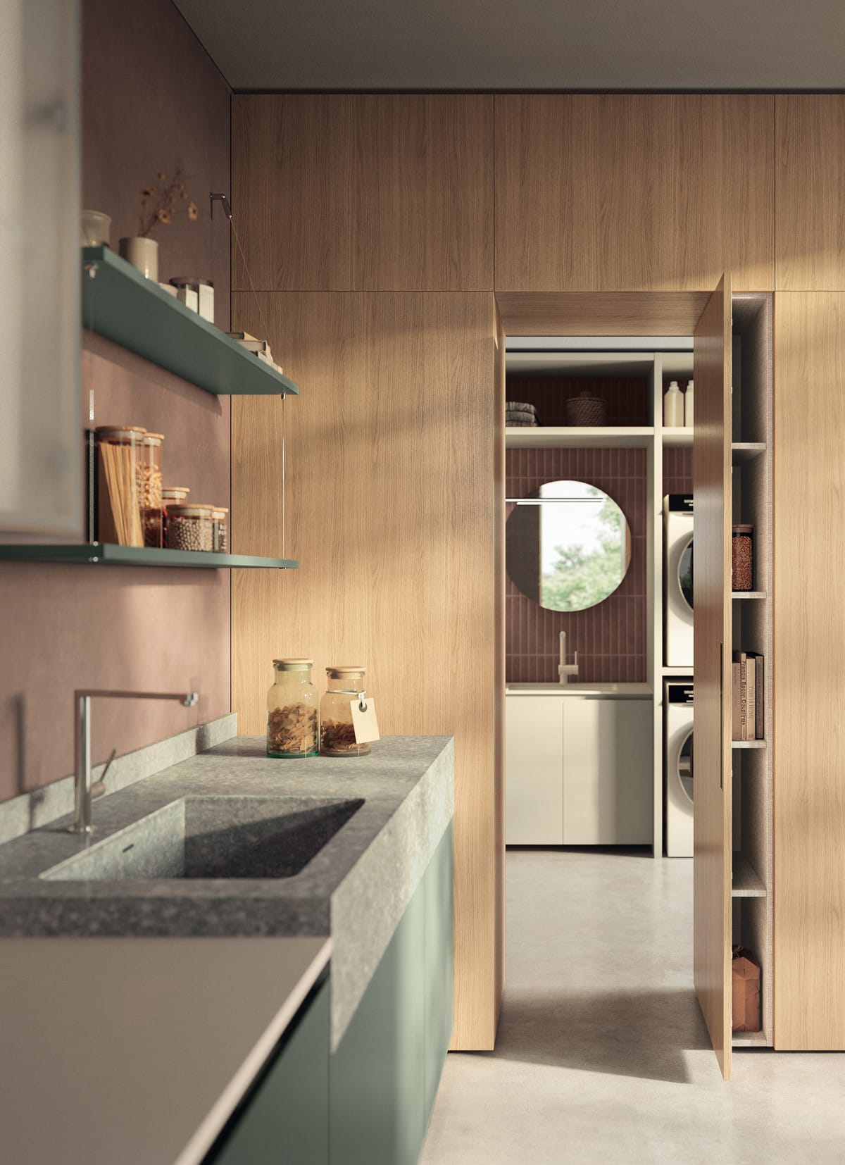 O bucătărie modernă și frumoasă: Essenza